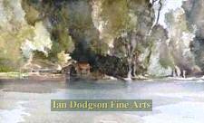 Sir William Russell Flint - Mysterious Boathouse Watercolour (c1950)