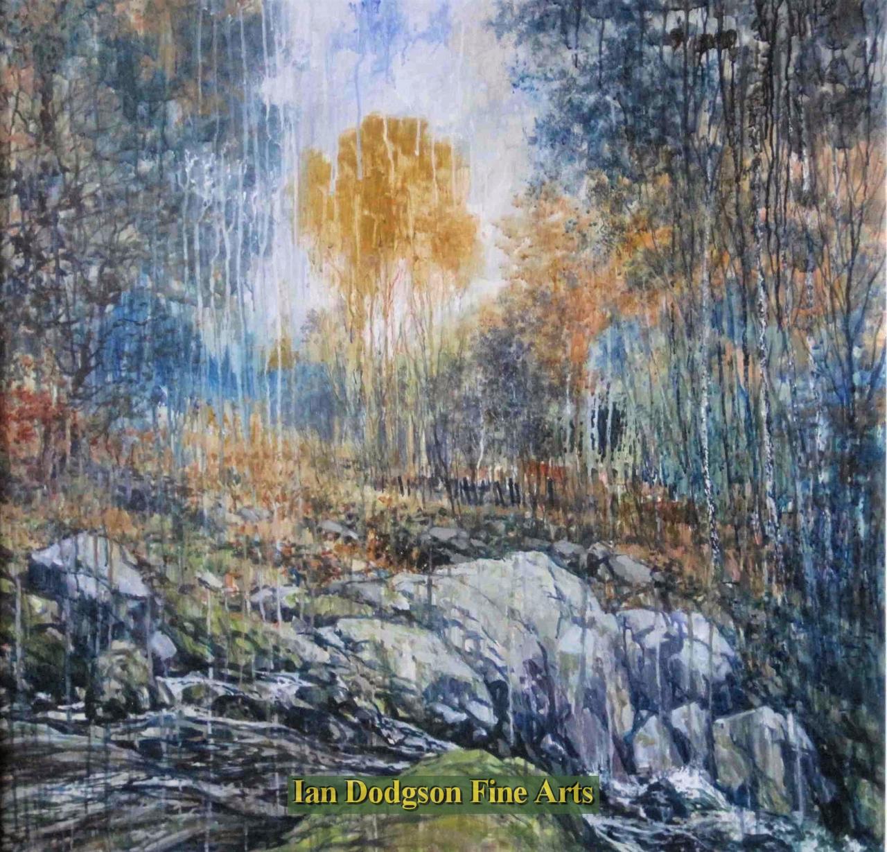 Falling (Sky Trees Rocks Water) Ogwen by Jeremy Yates