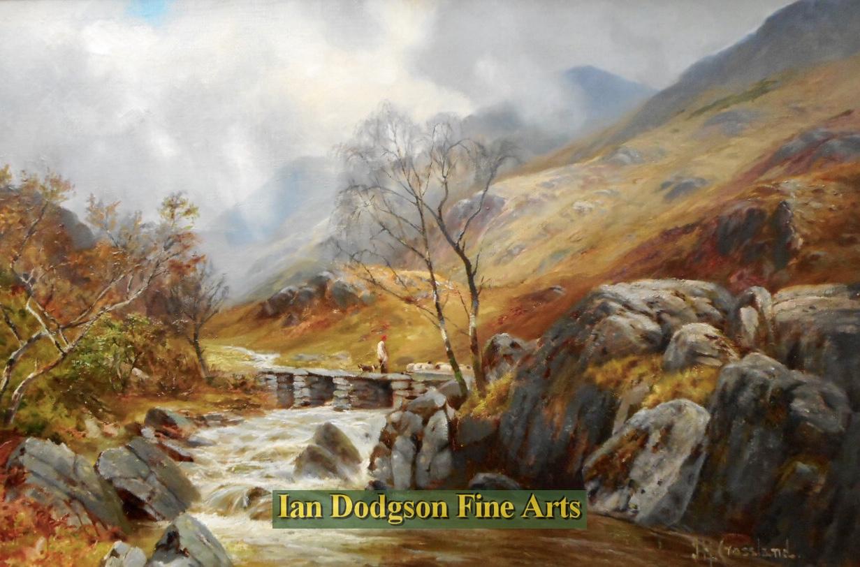 James Henry Crossland - Clearing after the storm Oil on canvas (c1901)