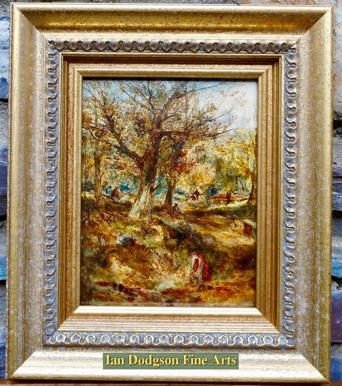 Working in the woods by William Joseph Julius Caesar Bond