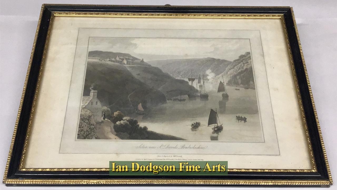 Solva near st Davids, Pembrokeshire by William Daniell