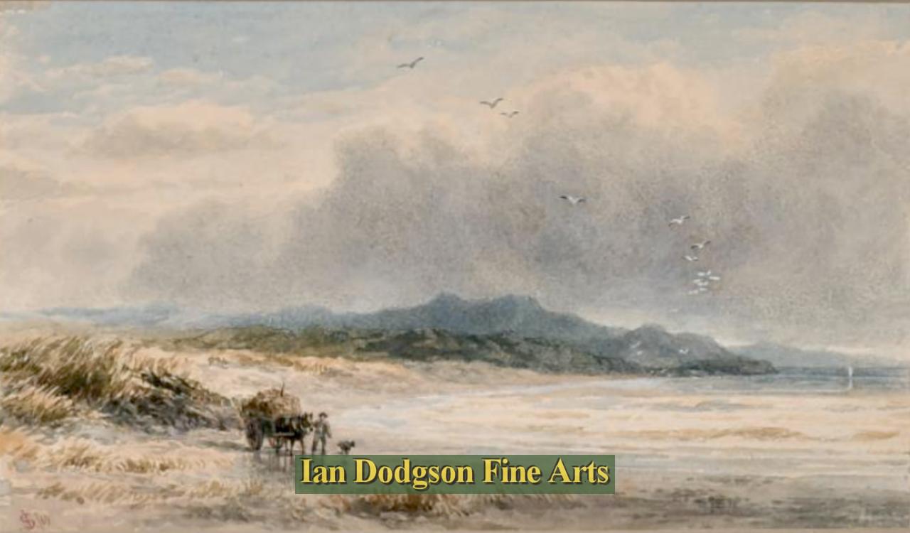 Deganwy sands towards Penmaenmawr by John Steeple