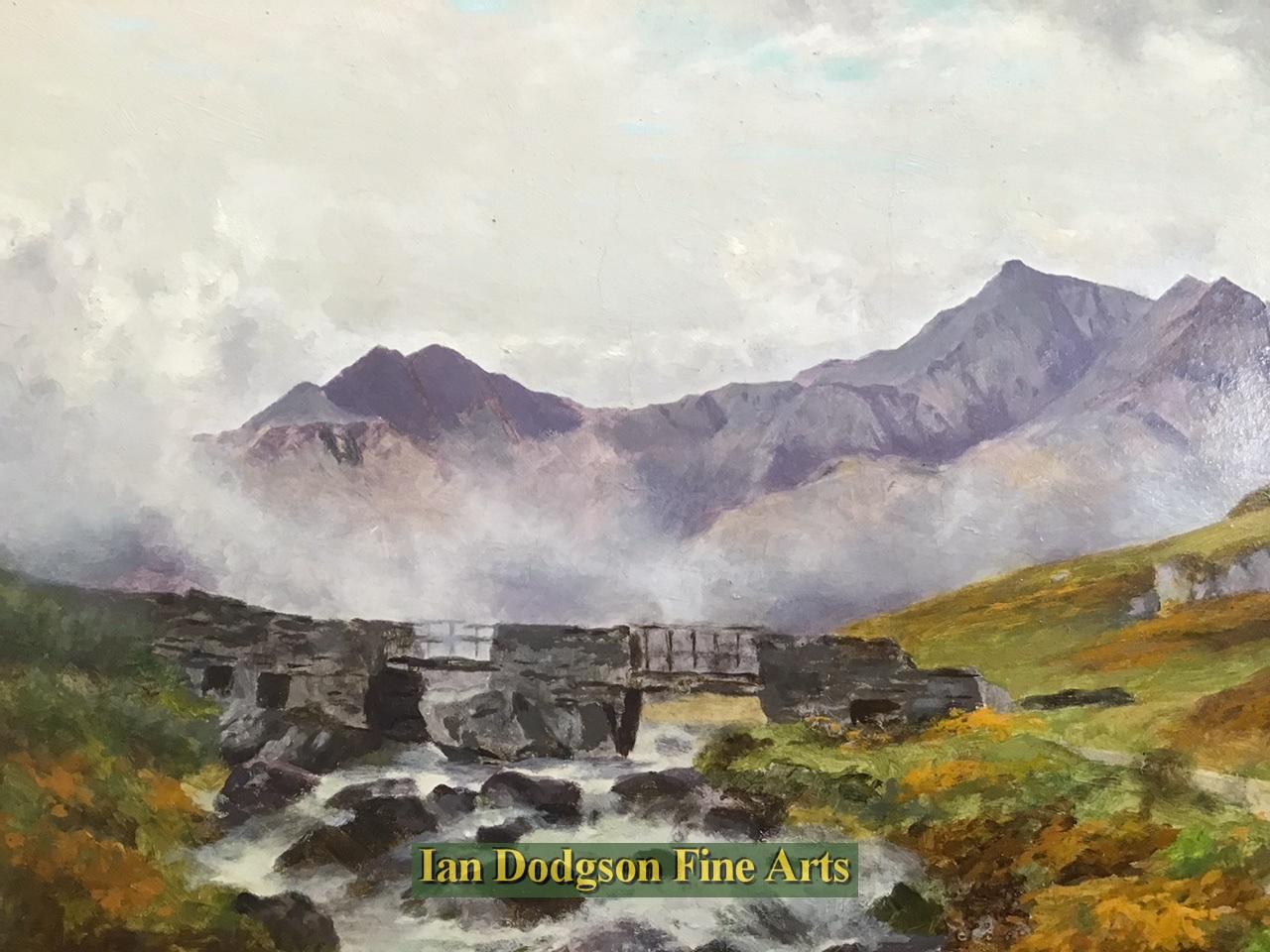 Bridge at Plas y Brenin, Capel Curig by Alfred Oliver