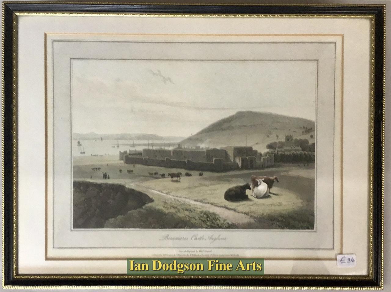 Beaumaris Castle, Anglesea by William Daniell