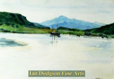 Steam Boat in Glaslyn Estuary by Meryl Watts