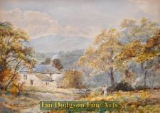 Charcoal burning, Windermere by Edward Tucker snr